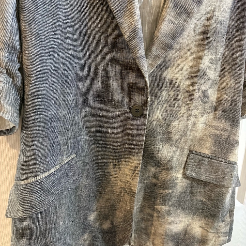 Elizabeth and James Textured‎ Gray Blazer - Picture 4 of 11